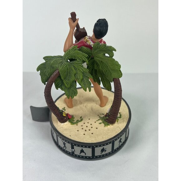 Elvis Presley Blue Hawaii 2002 Carlton Christmas Musical Ornament Works - Picture 4 of 6